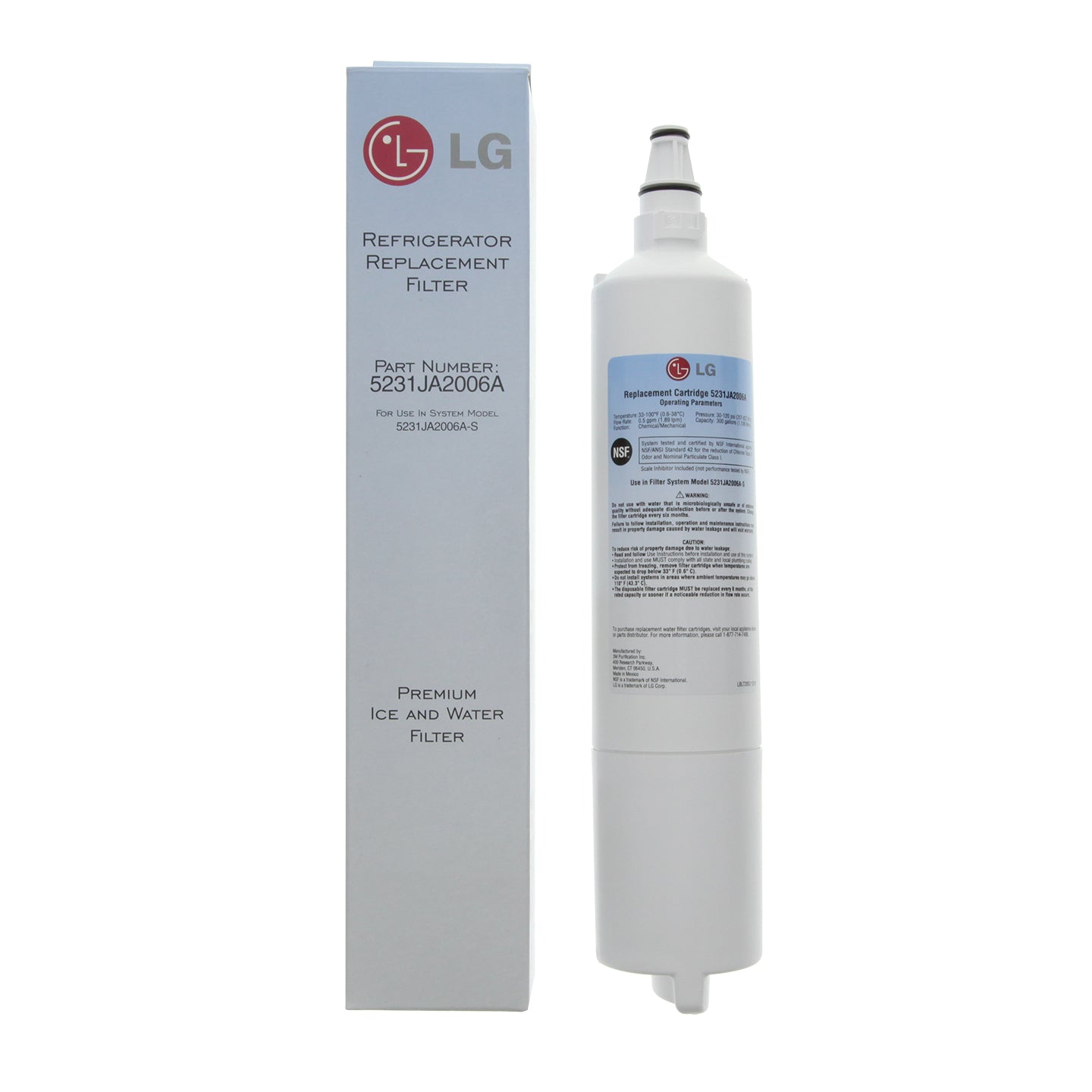 5231JA2006A LG Refrigerator Water Filter