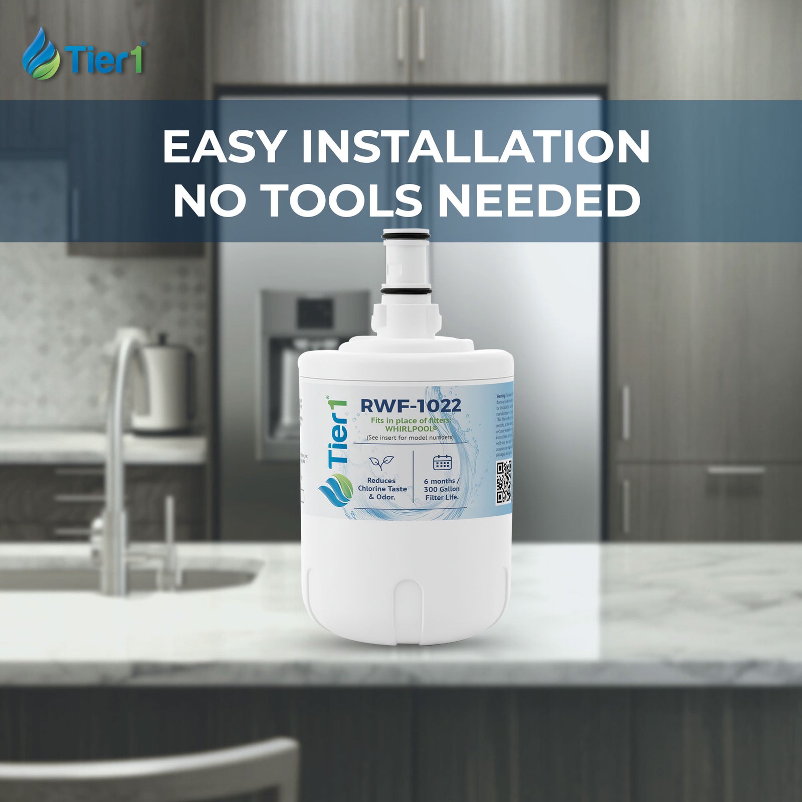 8171413 / 8171414 Whirlpool Comparable Refrigerator Water Filter Replacement By Tier1