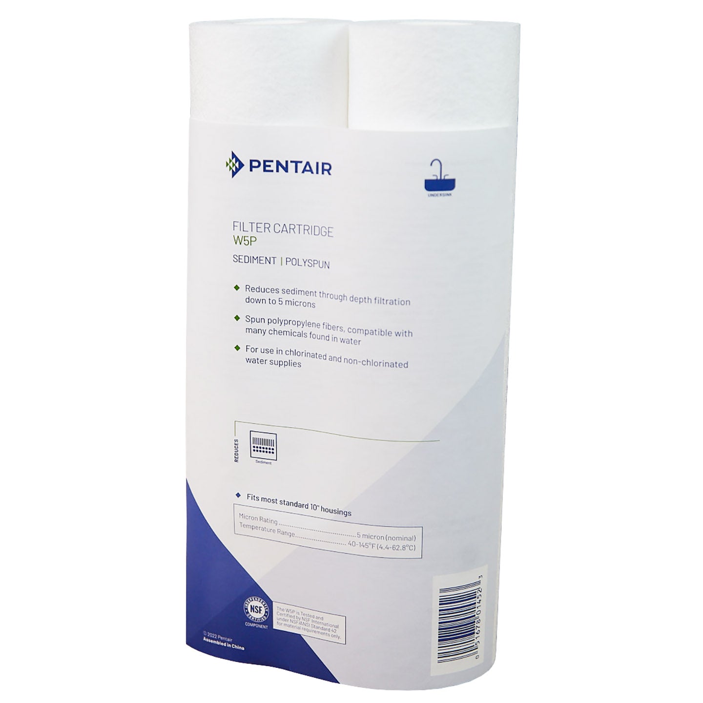 W5P American Plumber Whole House Sediment Filter Cartridge (2-Pack) - DiscountFilterStore.com