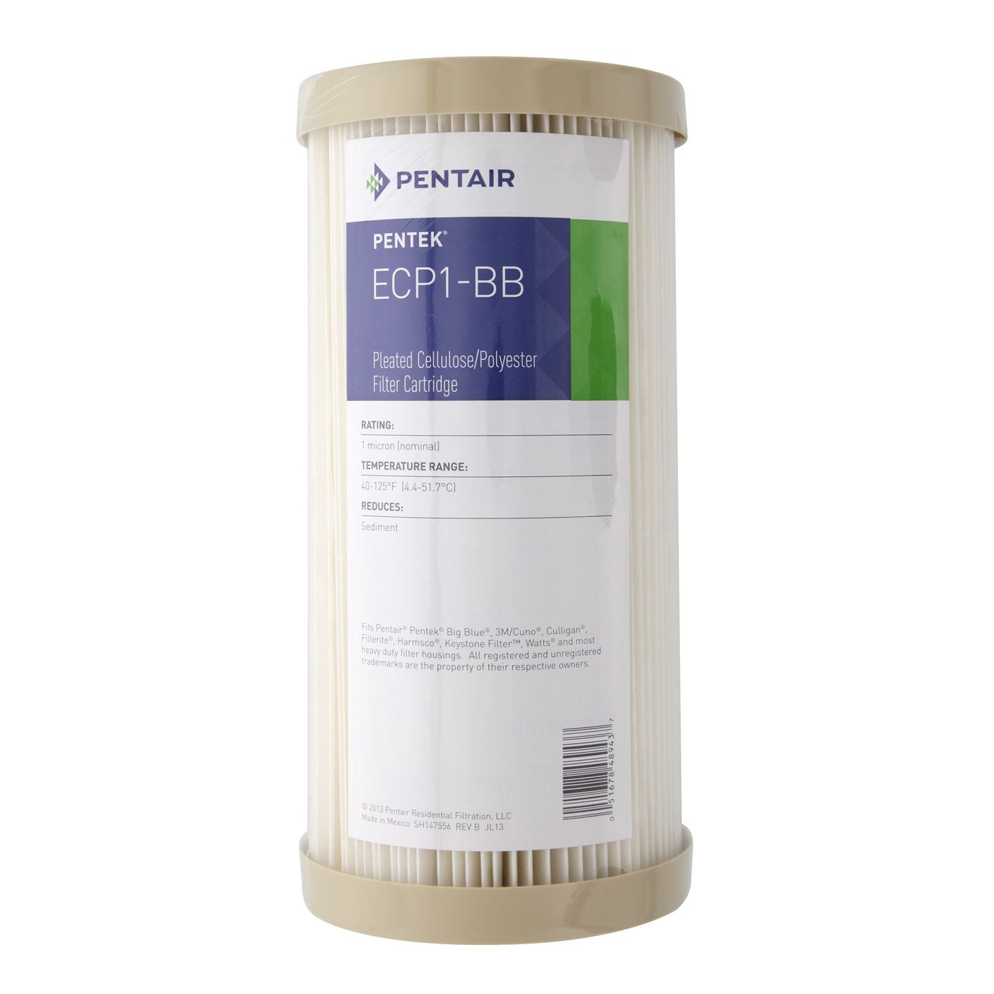 ECP1-BB Pentek Replacement Filter Cartridge