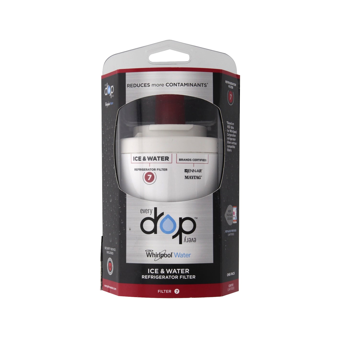 Maytag UKF7003 is now EveryDrop EDR7D1 (Filter 7) Ice and Water Refrigerator Filter - Refrigerator Filters - 61.99 - DiscountFilterStore.com