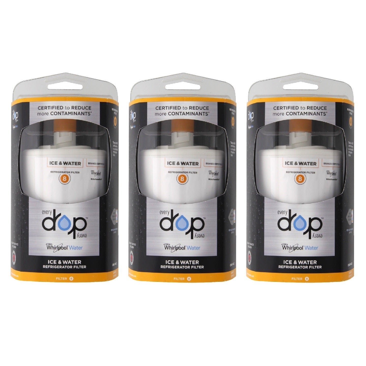 Whirlpool 8171413 is now EveryDrop EDR8D1 (Filter 8) Ice and Water Refrigerator Filter - Refrigerator Filters - 49.99 - DiscountFilterStore.com