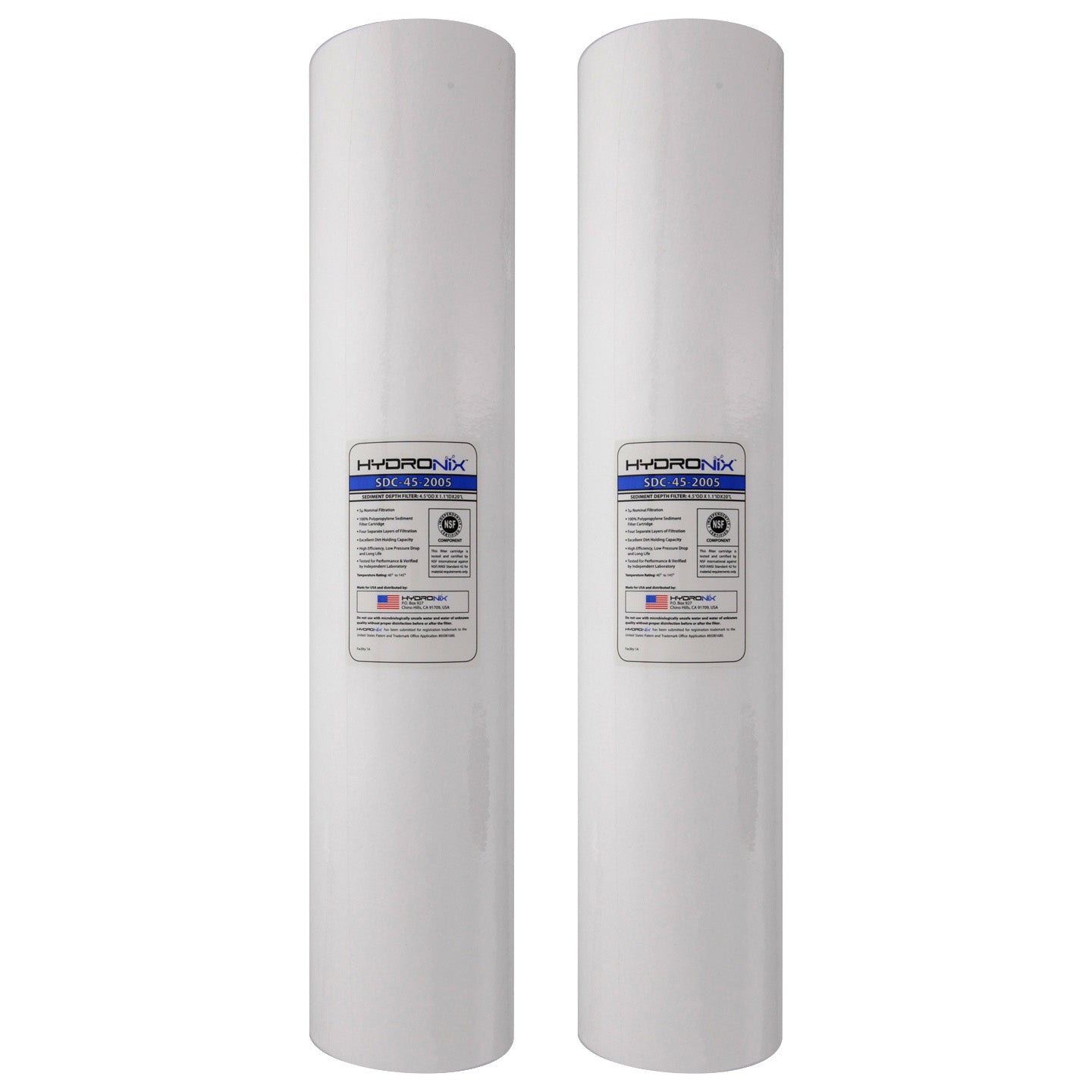 SDC-45-2005 Hydronix Whole House Replacement Sediment Filter Cartridge