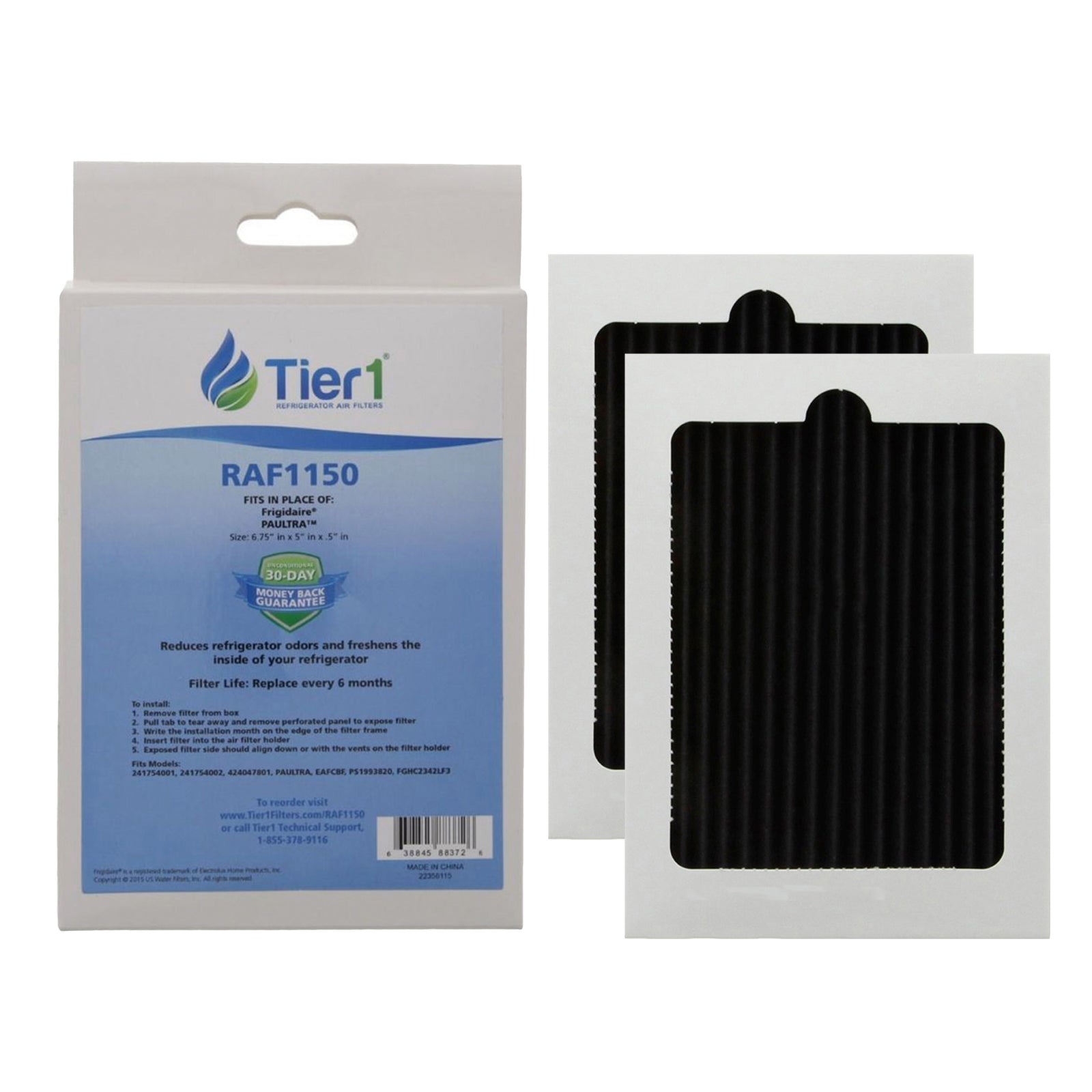 Paultra Frigidaire and EAFCBF Electrolux Comparable Refrigerator Air Filter by Tier1 - Refrigerator Filters - 4.49 - DiscountFilterStore.com