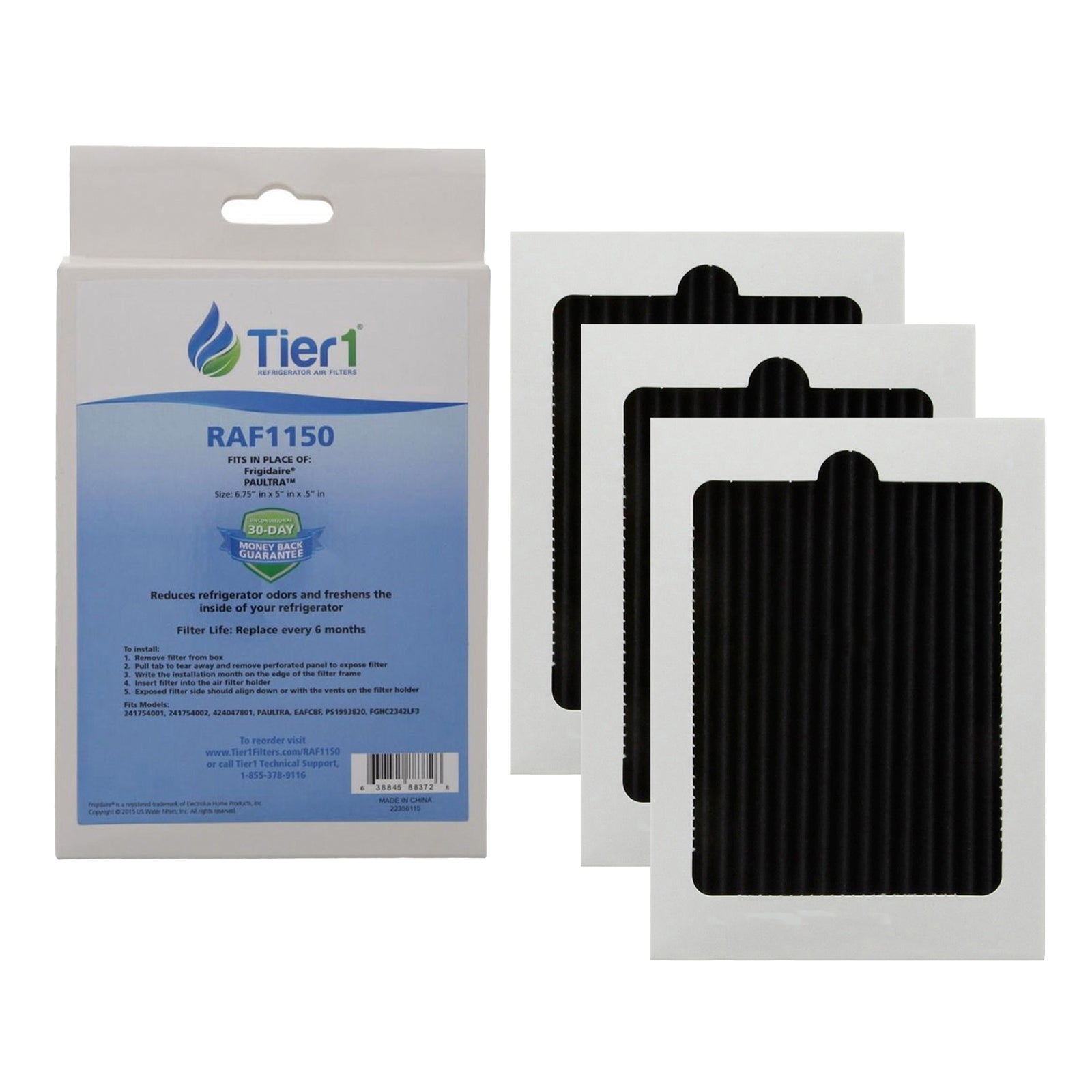 Paultra Frigidaire and EAFCBF Electrolux Comparable Refrigerator Air Filter by Tier1 - Refrigerator Filters - 4.49 - DiscountFilterStore.com