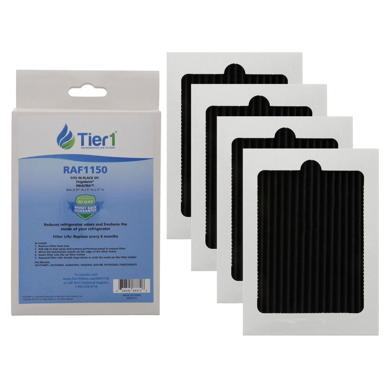 Paultra Frigidaire and EAFCBF Electrolux Comparable Refrigerator Air Filter by Tier1 - Refrigerator Filters - 4.49 - DiscountFilterStore.com