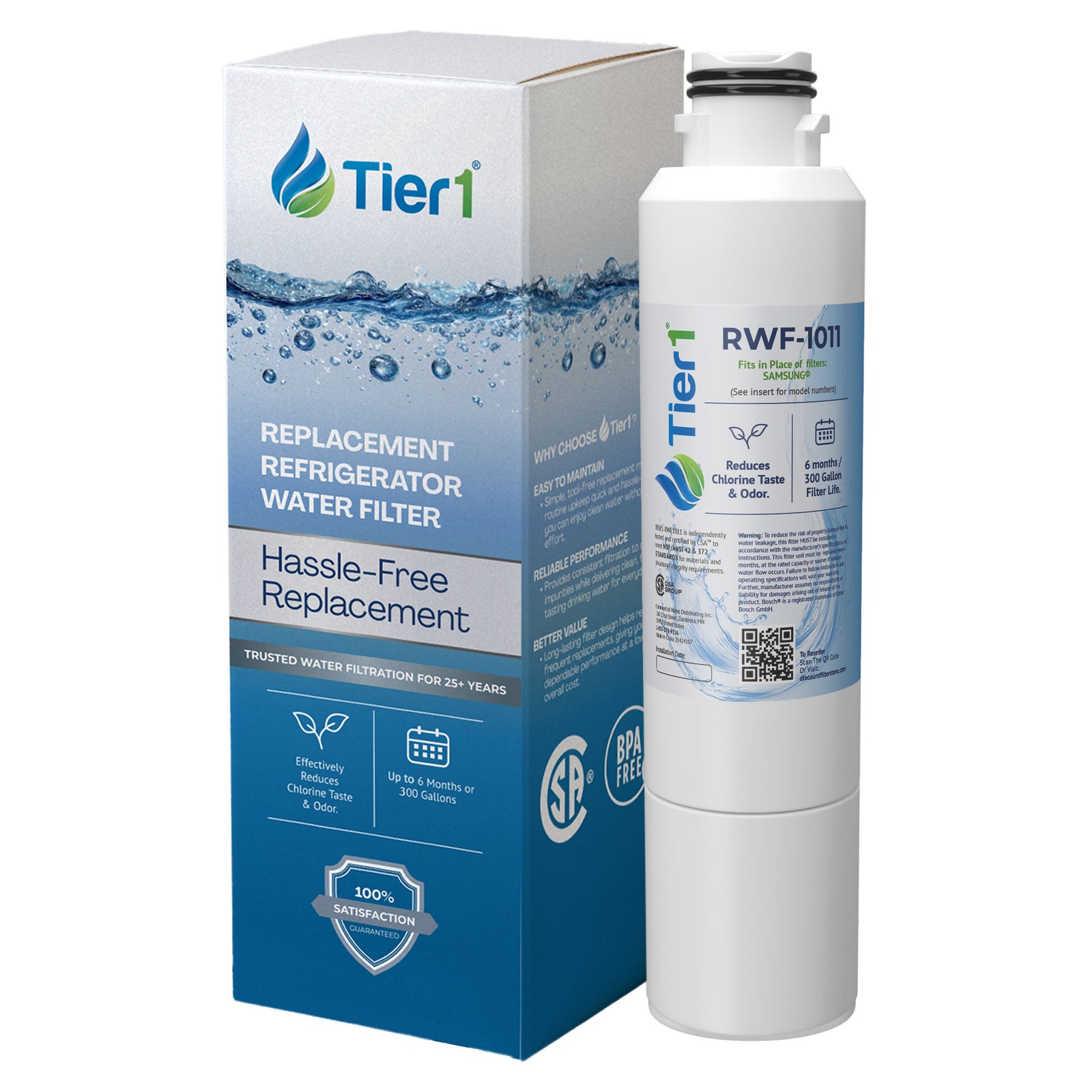 DA29-00020B Samsung Comparable Refrigerator Water Filter By Tier1