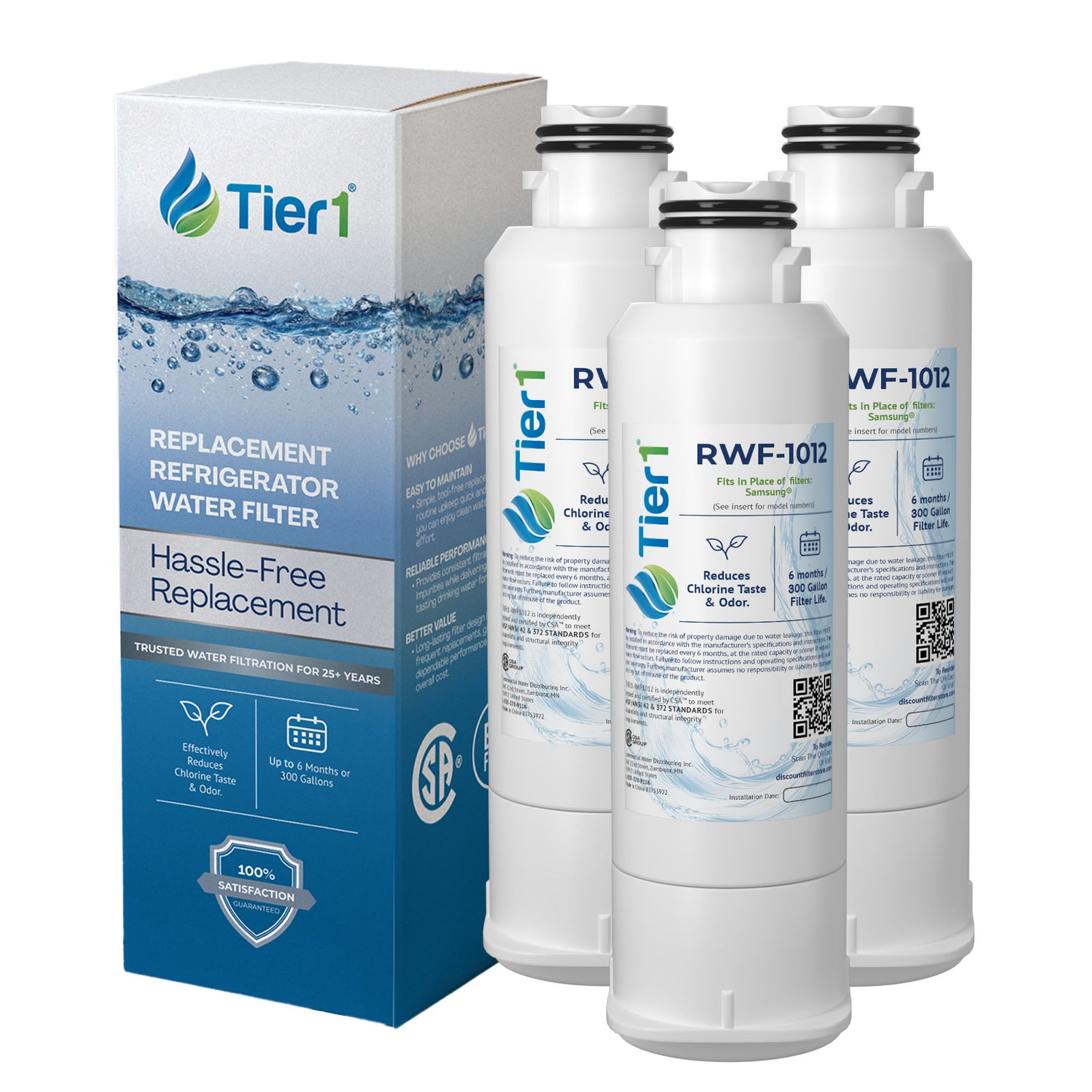 DA97-17376B / HAF-QIN/EXP Samsung Comparable Refrigerator Water Filter by Tier1 - Refrigerator Filters - 11.47 - DiscountFilterStore.com