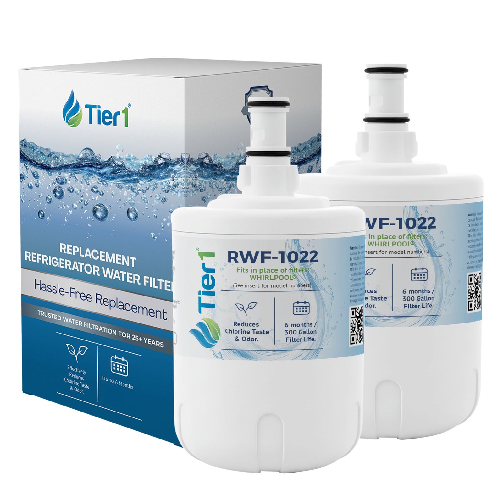 8171413 / 8171414 Whirlpool Comparable Refrigerator Water Filter Replacement By Tier1