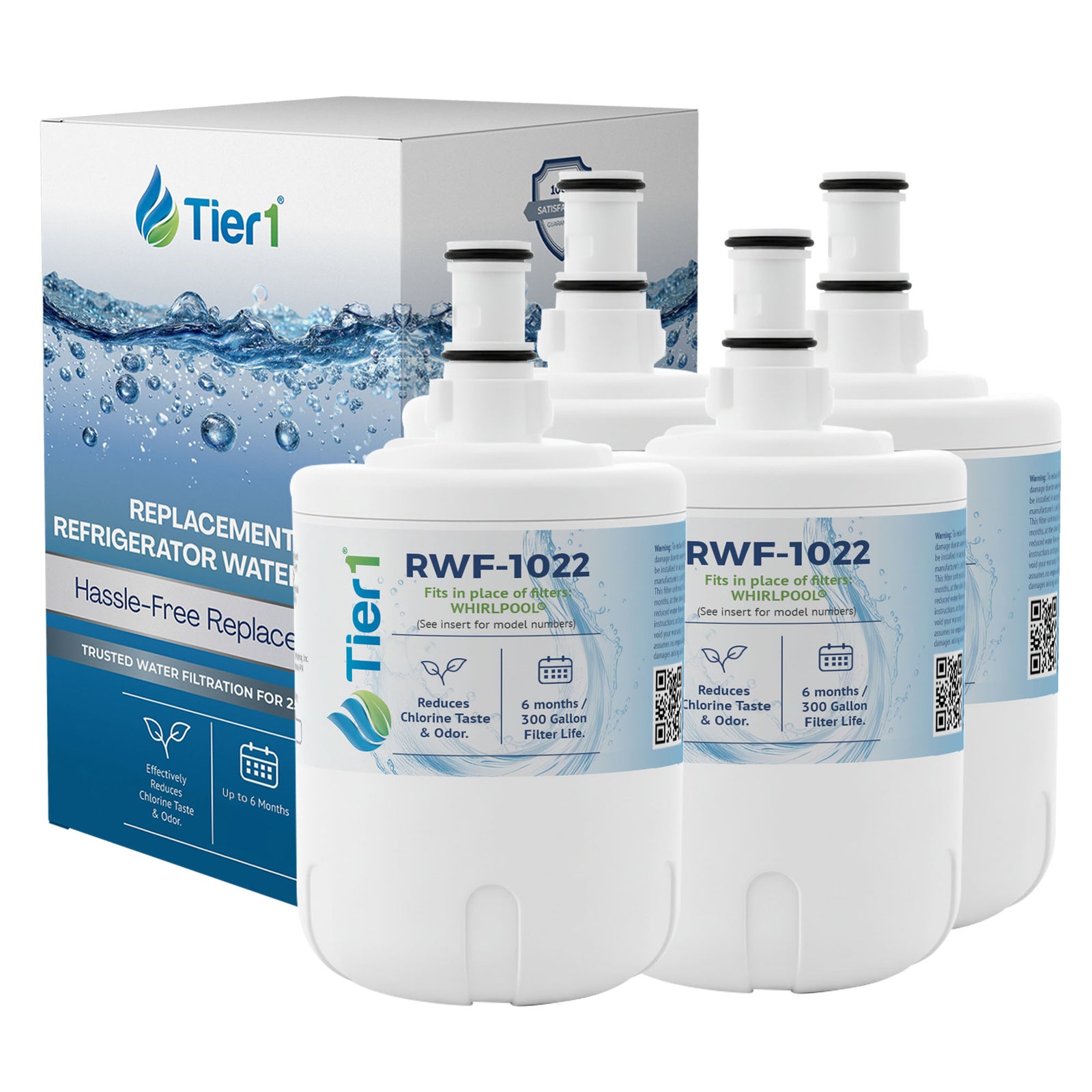 8171413 / 8171414 Whirlpool Comparable Refrigerator Water Filter Replacement By Tier1