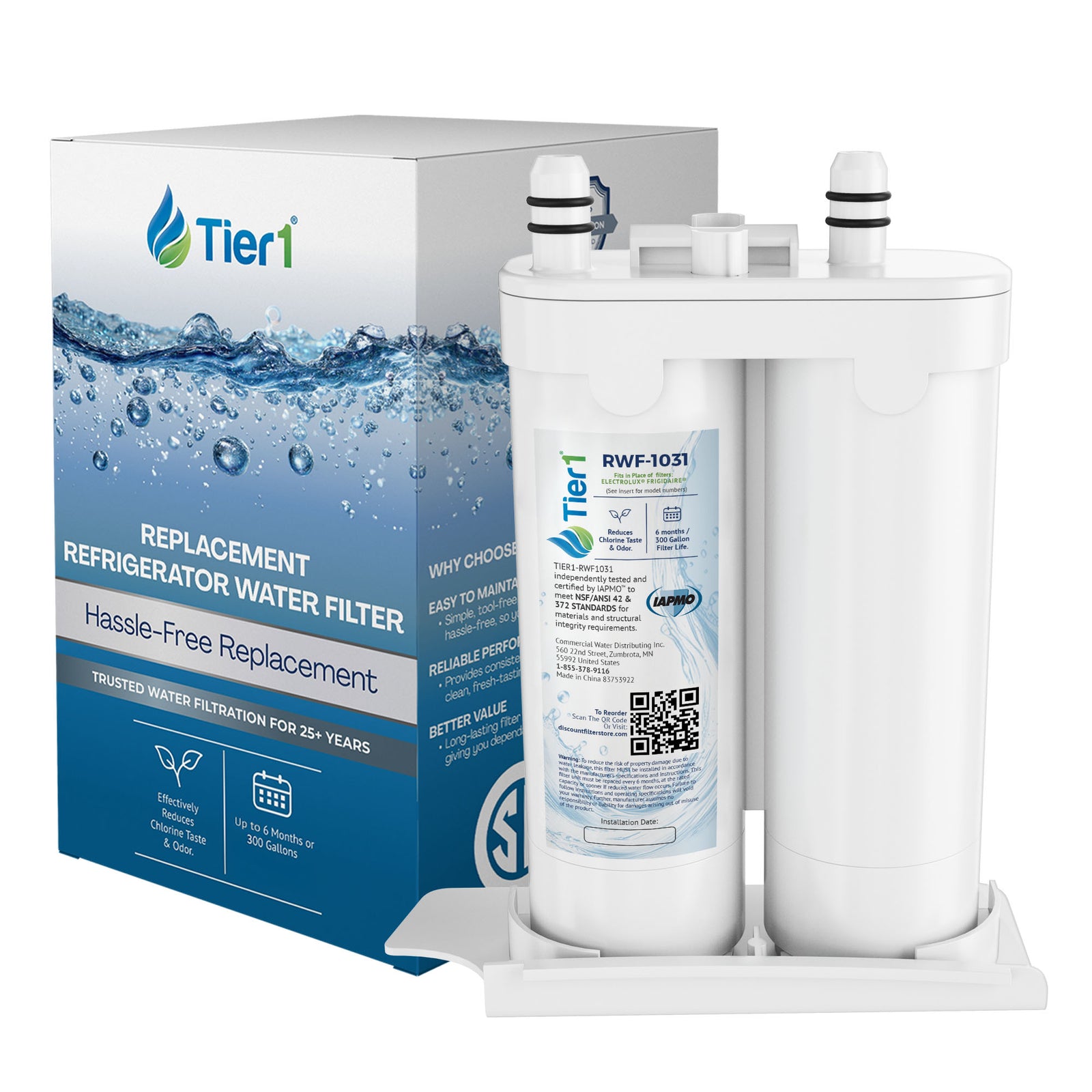 WF2CB Frigidaire PureSource2 Comparable Refrigerator Water Filter Replacement By Tier1