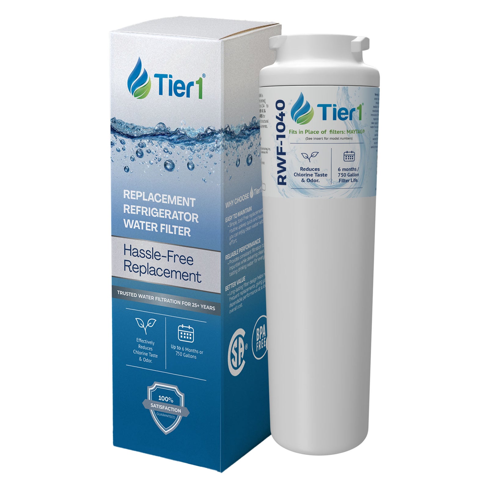 EDR4RXD1 EveryDrop UKF8001 Maytag Comparable Refrigerator Filter By Tier1
