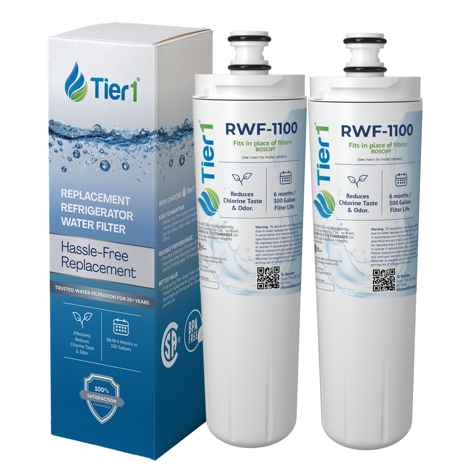 640565 /CS-52 Bosch Comparable Refrigerator Water Filter Replacement By Tier1