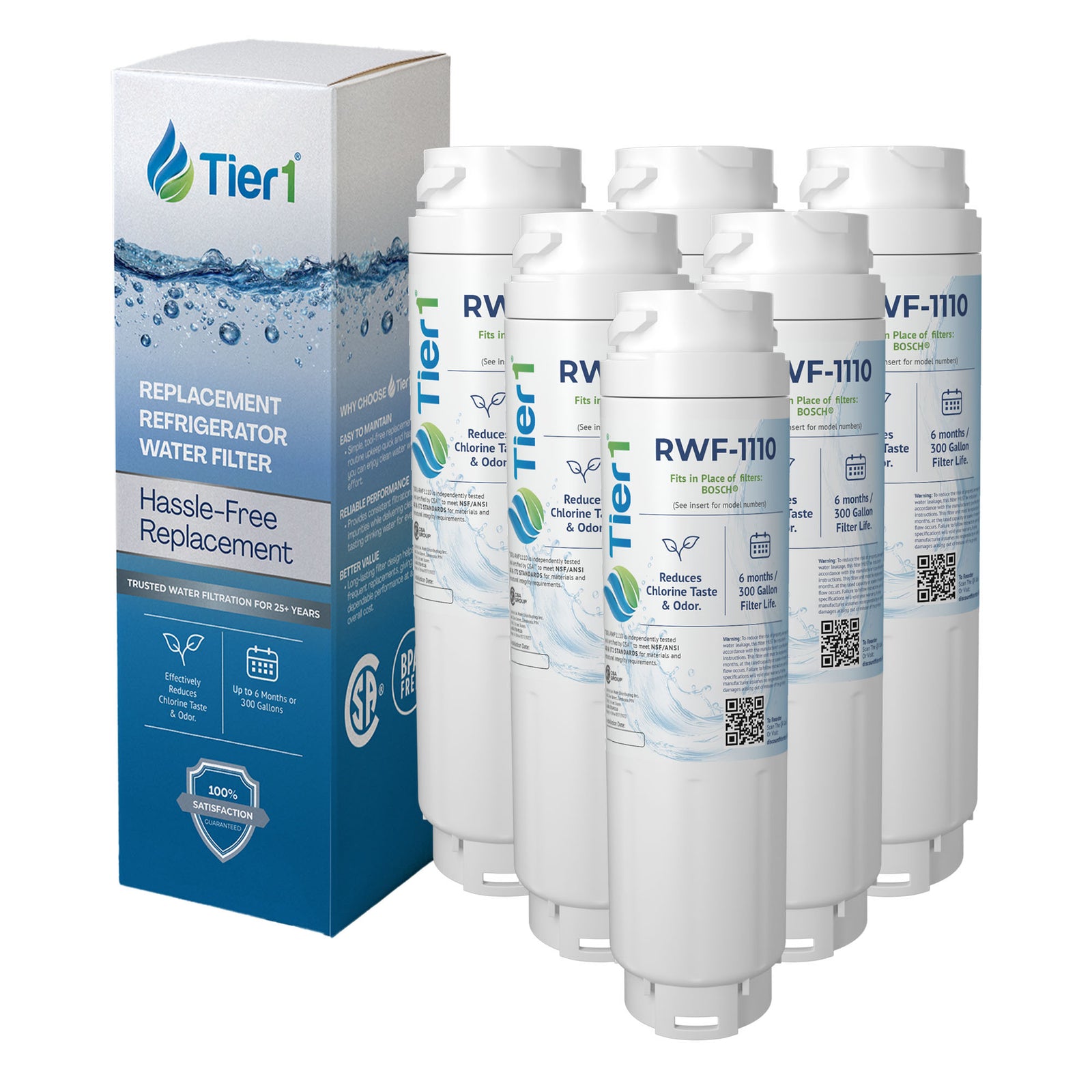 644845 / UltraClarity REPLFLTR10 Bosch Comparable Refrigerator Water Filter Replacement By Tier1
