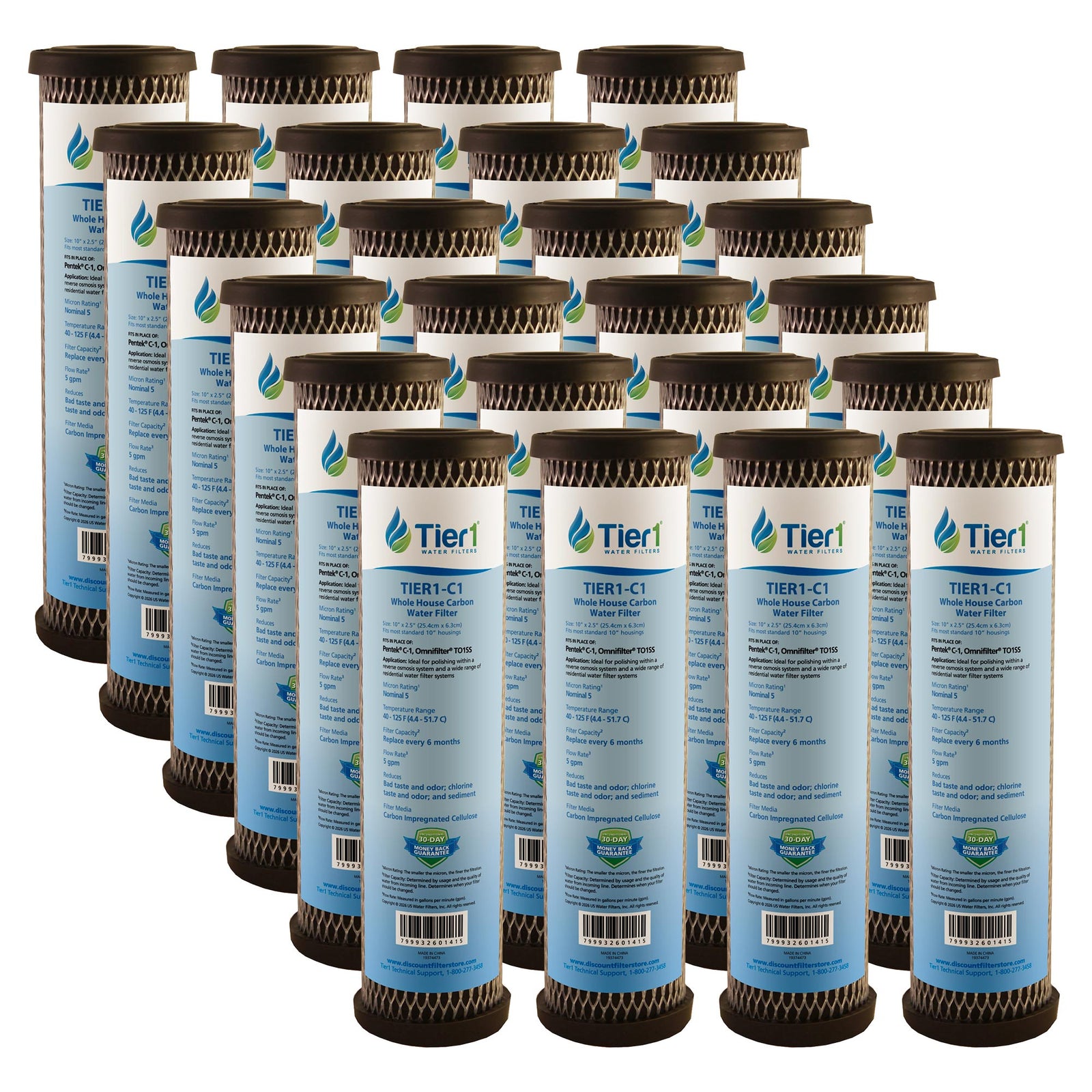 Pentek C1 Comparable Carbon Block Water Filter by Tier1