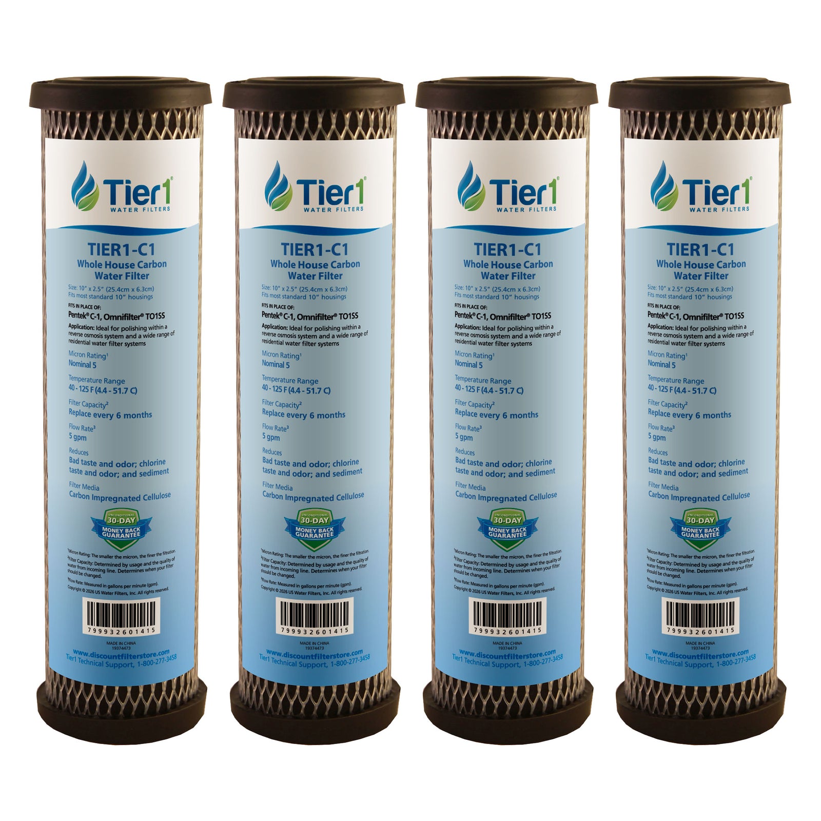 Pentek C1 Comparable Carbon Block Water Filter by Tier1