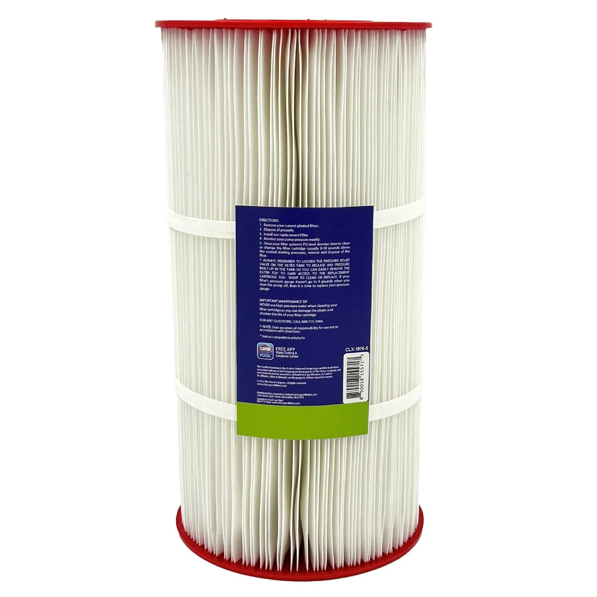 20-1/16 X 7 Clorox Silver Edition Advanced Pool Filter | Replacement for Pentair Clean & Clear Plus 320, Unicel C-7470, Pleatco PCC-80, Filbur FC-1976 - DiscountFilterStore.com