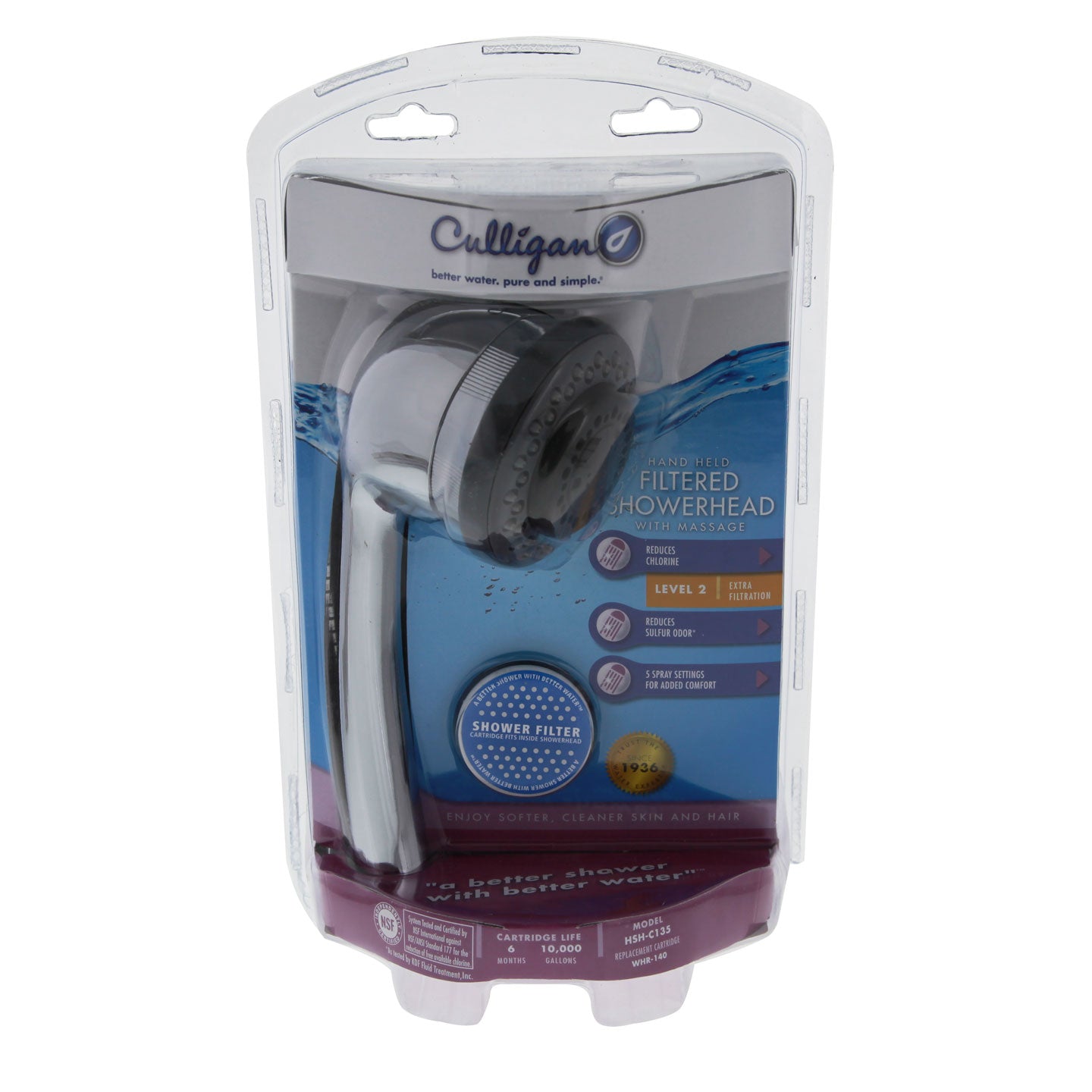 HSH-C135 Culligan Handheld Filtered Shower Head with Massage - DiscountFilterStore.com