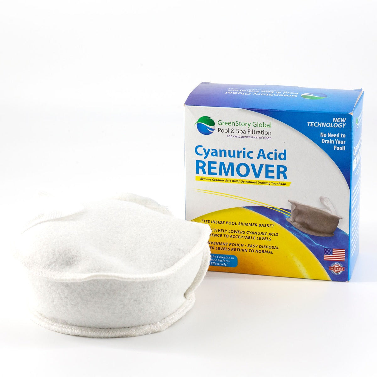 1 LB GreenStory Global Cyanuric Acid CYA Remover GSG-CYA-1.0 - DiscountFilterStore.com