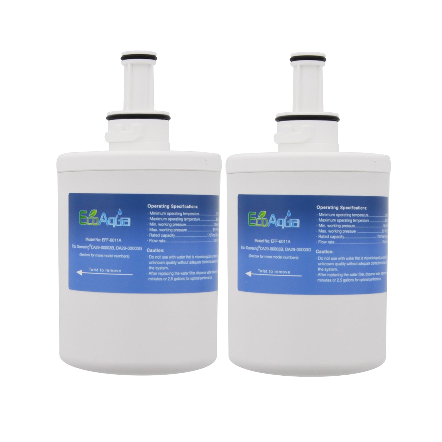 Samsung DA29-00003G Comparable Refrigerator Filter by EcoAqua (EFF-6011A) - Refrigerator Filters - 27.99 - DiscountFilterStore.com