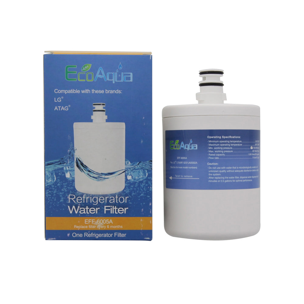 LG LT500P/5231JA2002A Comparable Refrigerator Filter by EcoAqua (EFF-6005A) - Refrigerator Filters - 22.53 - DiscountFilterStore.com