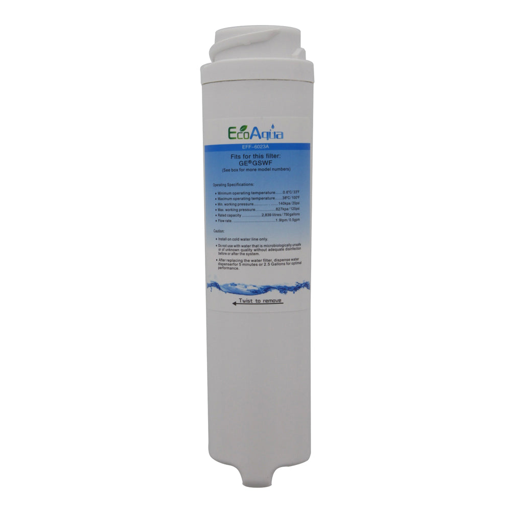 GE GSWF Comparable Refrigerator Filter by EcoAqua (EFF-6023A) - Refrigerator Filters - 23.27 - DiscountFilterStore.com