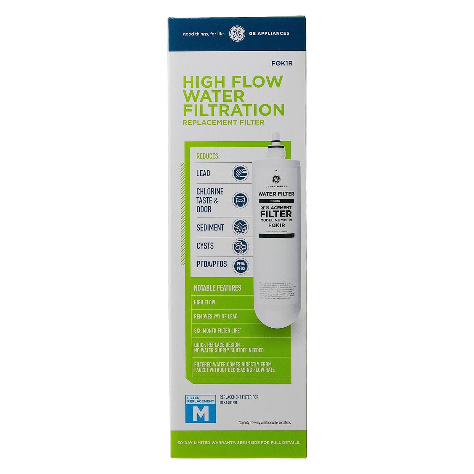 FQK1R GE Undersink Water Filter Replacement Cartridge - DiscountFilterStore.com