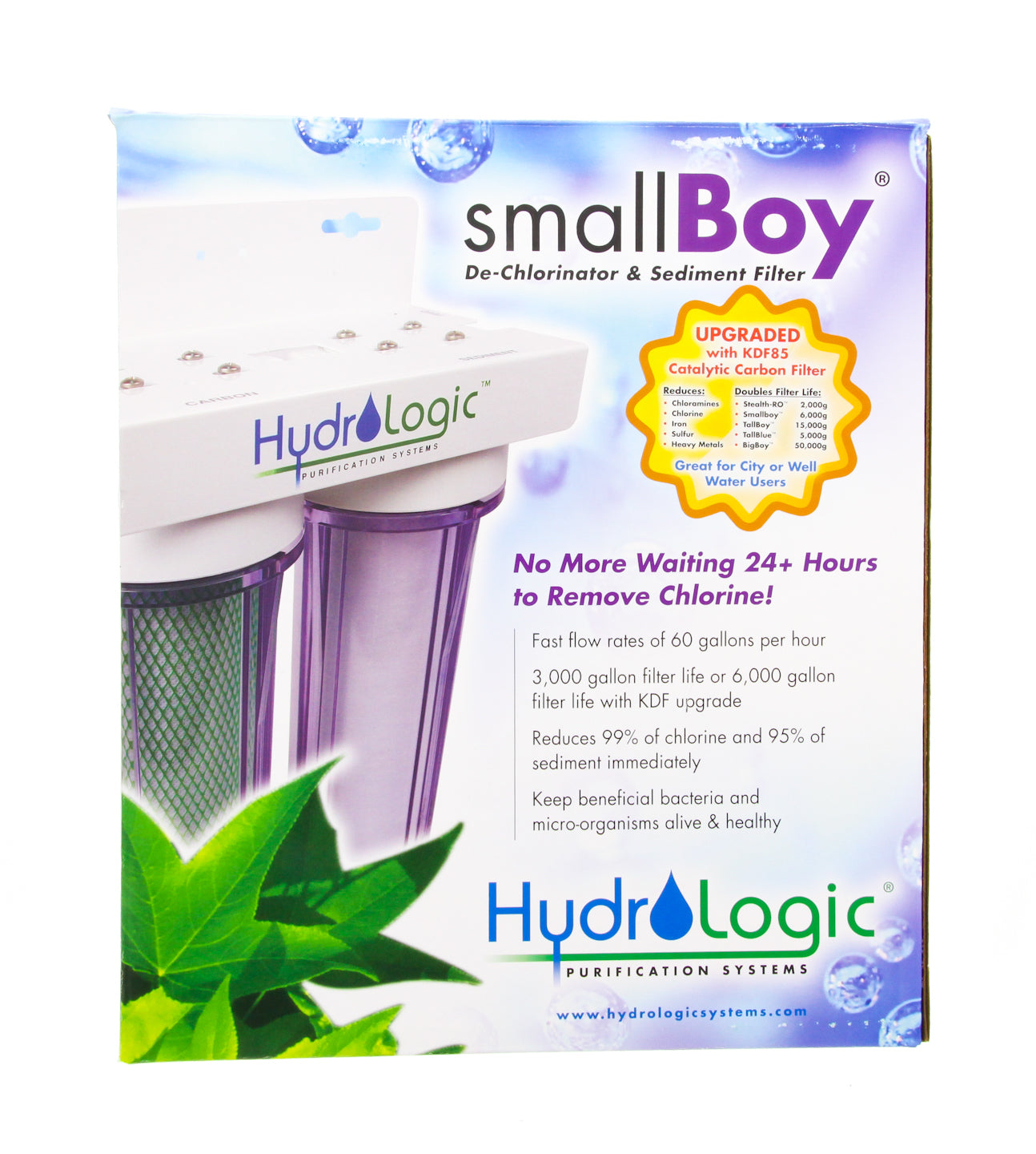 36005 Hydrologic SmallBoy Dechlorinator & Sediment Filtration System - DiscountFilterStore.com