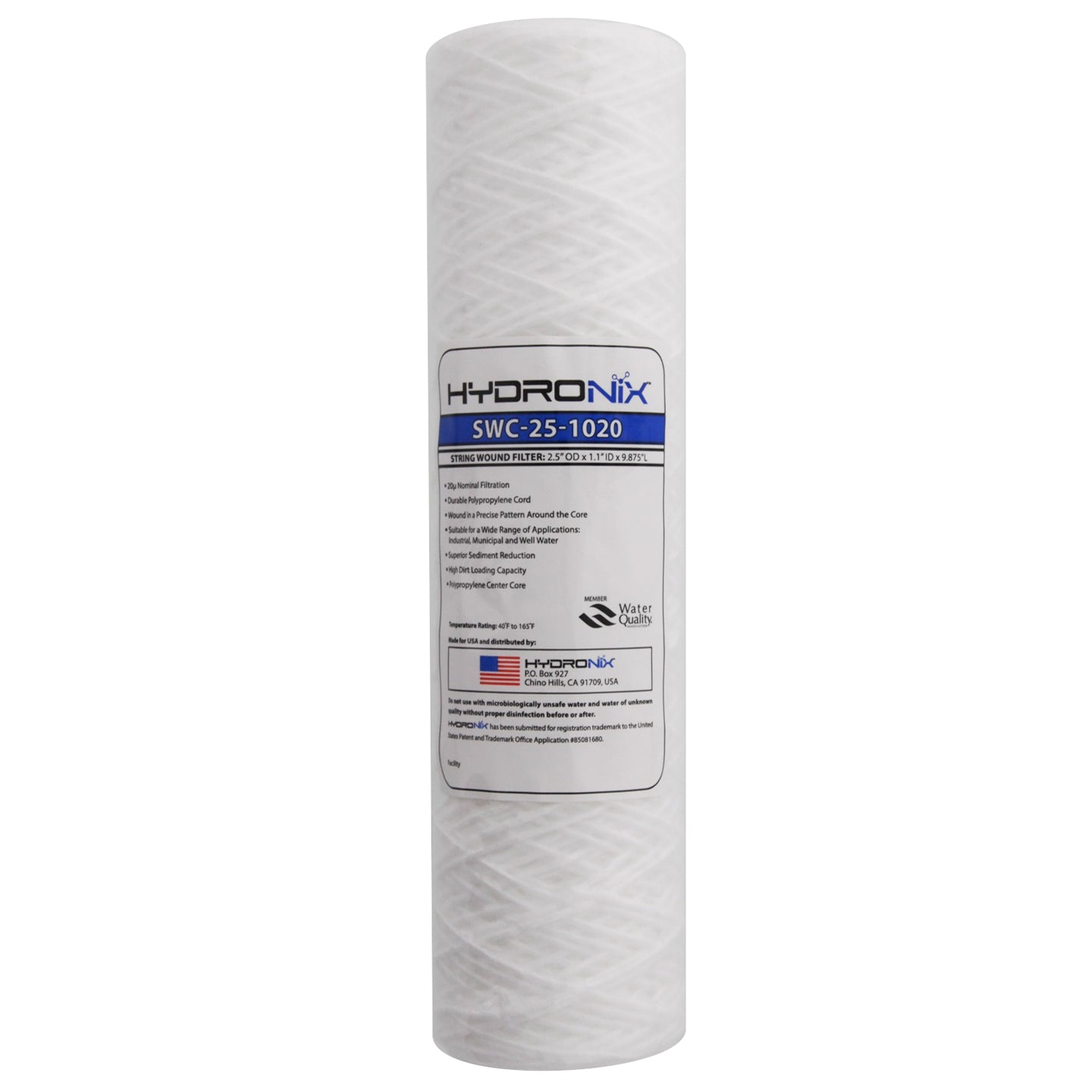 SWC-25-1020 Hydronix String Wound Sediment Water Filter - Whole House Cartridges - 11.99 - DiscountFilterStore.com