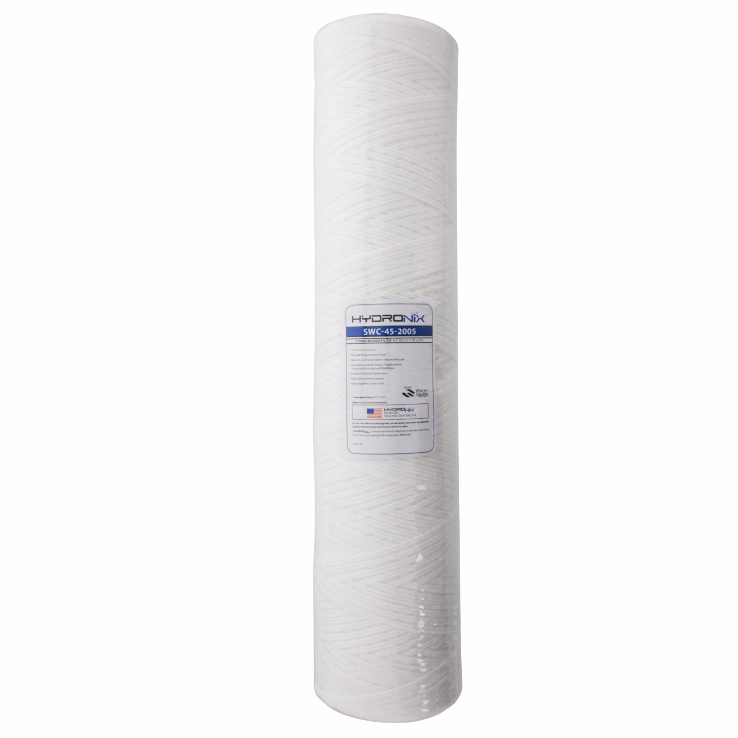SWC-45-2005 Hydronix String-Wound Sediment Water Filter - Whole House Cartridges - 37.99 - DiscountFilterStore.com