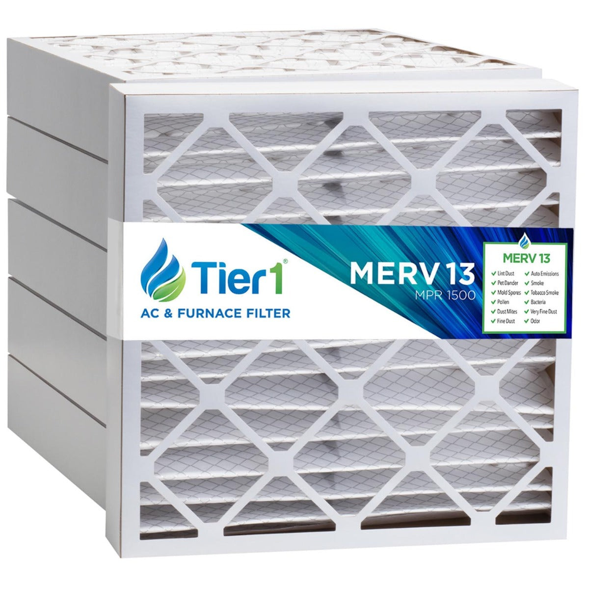 24x24x4 Merv 13 Universal Air Filter By Tier1 (6-Pack) - DiscountFilterStore.com