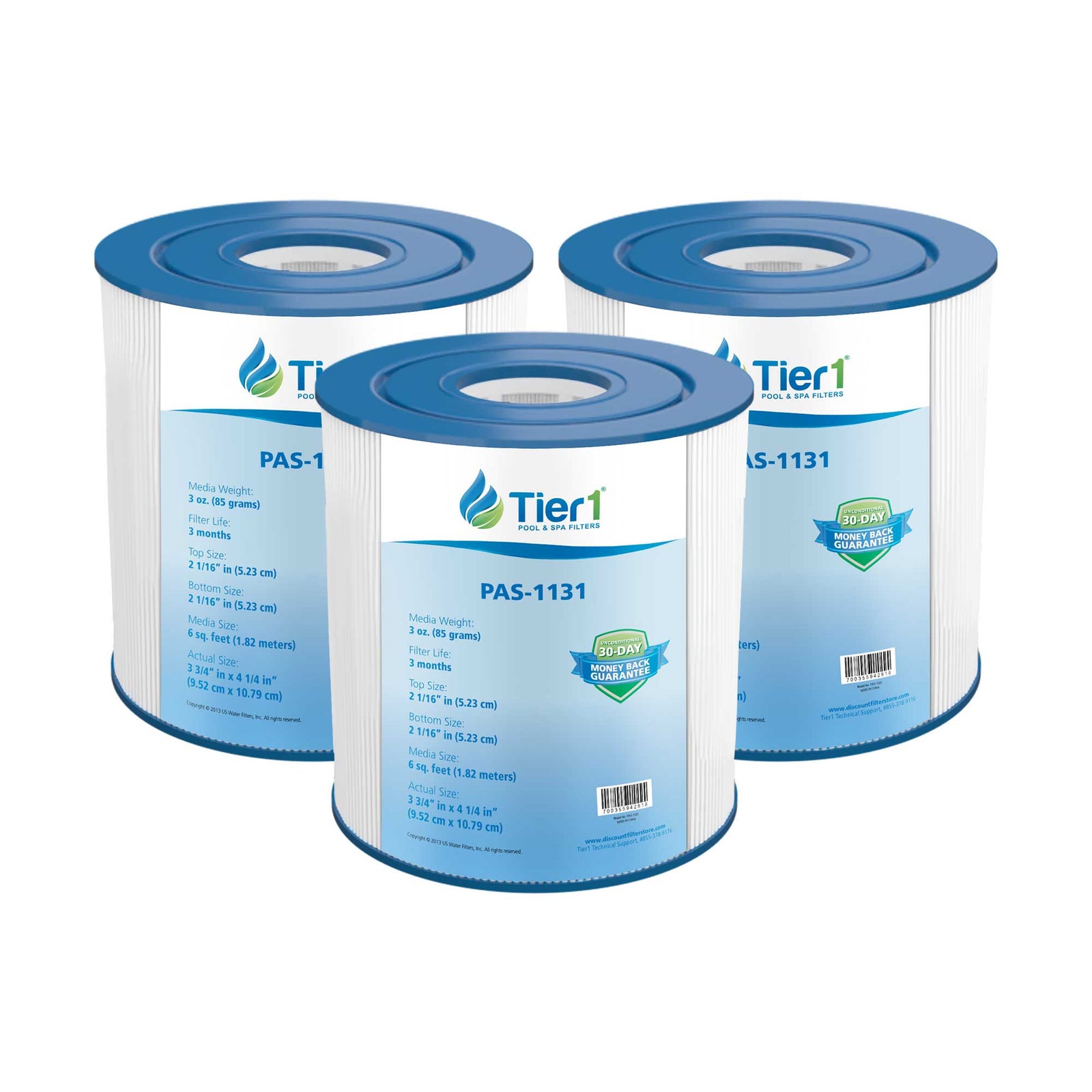 3-3/4 x 4-1/4 Inch Tier1 Brand Replacement For Size 1 (2-Pack) - DiscountFilterStore.com