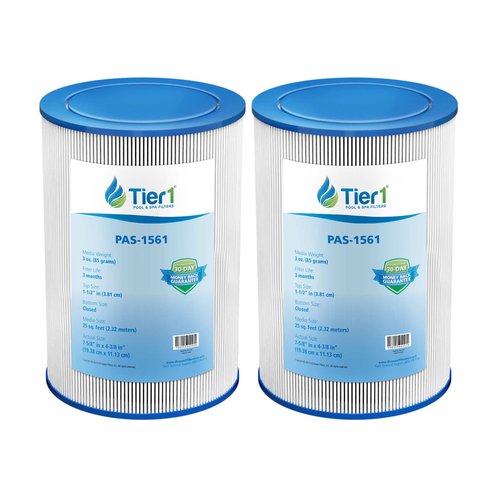 7-5/8 x 4-3/8 Inch Tier1 Brand Replacement For FC-0186, PVT25N-P4-M - DiscountFilterStore.com