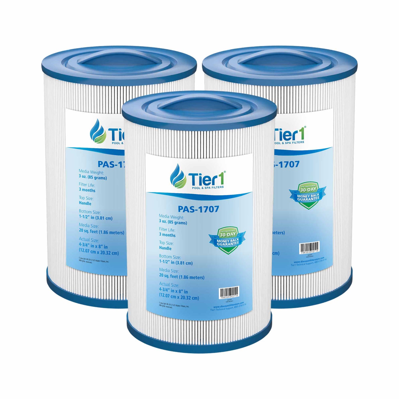 8 x 4-3/4 Inch Tier1 Brand Replacement For PLEATCO-PSANT20P3 - DiscountFilterStore.com