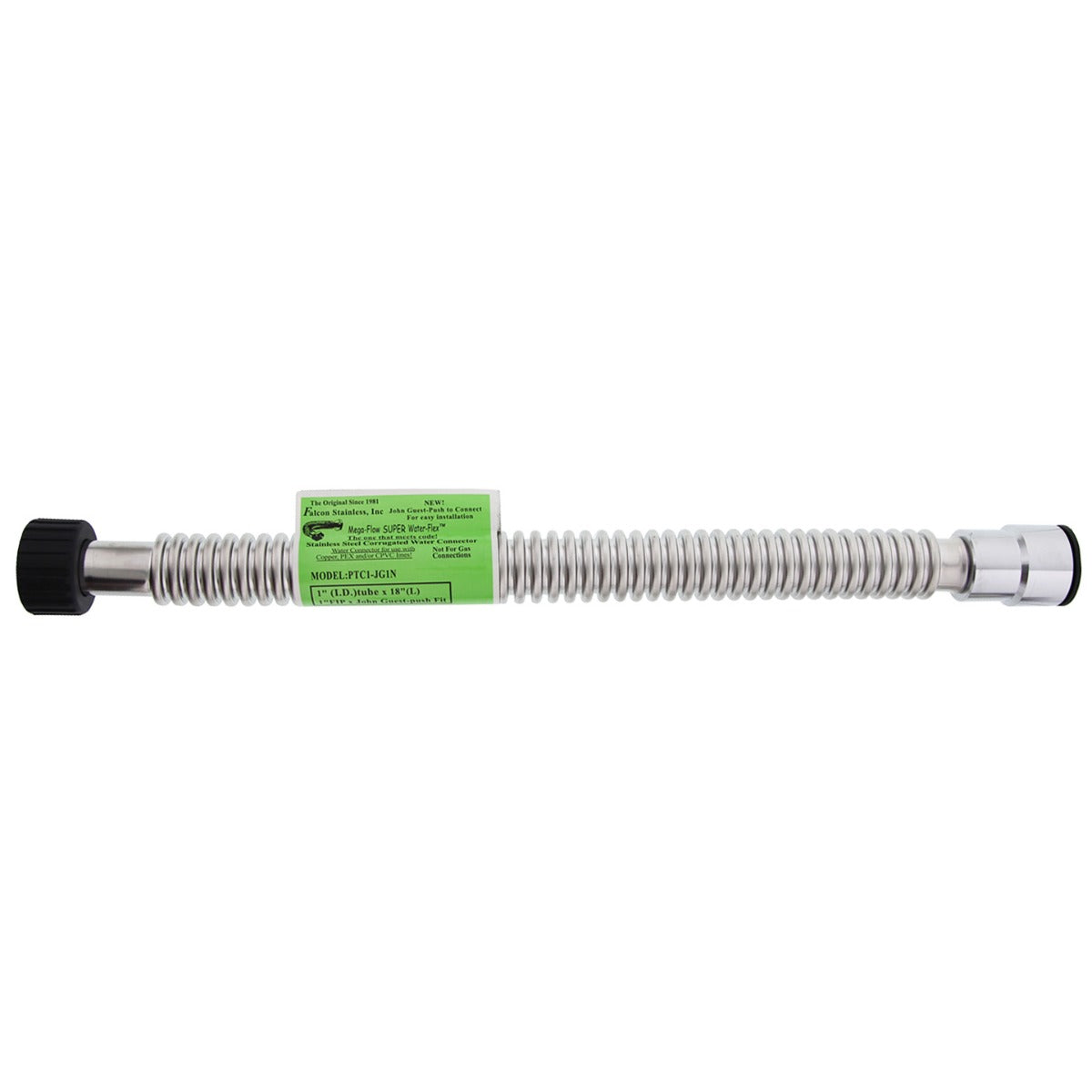 1 Inch PTC X 1 Inch FIP 18 Inch Stainless Steel Flex Connector - DiscountFilterStore.com