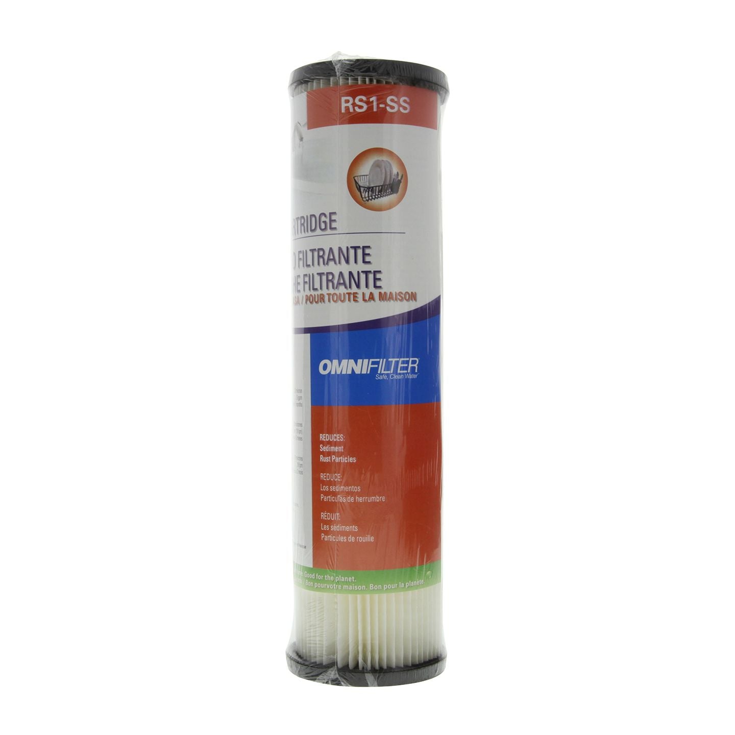 RS1-SS OmniFilter Replacement Whole House Water Filter Cartridge - DiscountFilterStore.com