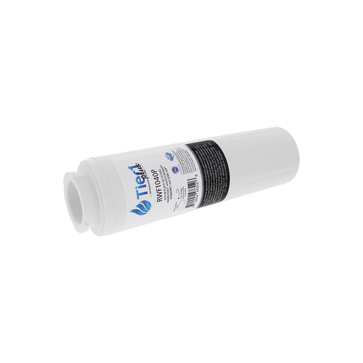 EDR4RXD1 UKF8001 Maytag Comparable Lead and Mercury Reducing Refrigerator Water Filter By Tier1 Plus Front Angled View- DiscountFilterStore.com