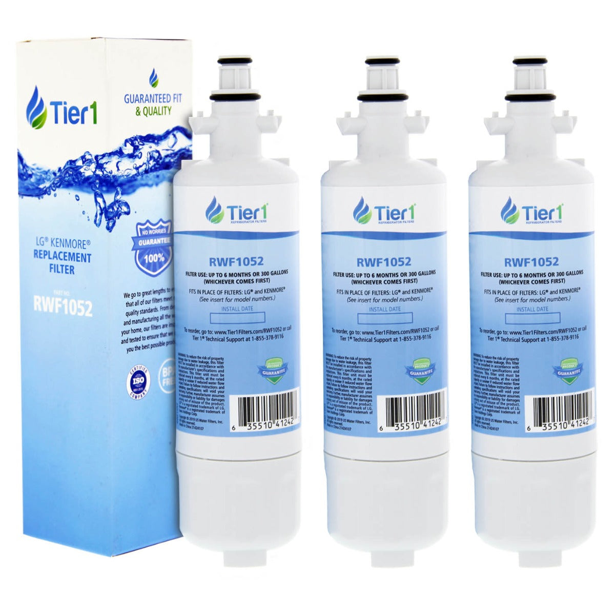 LT700P LG Comparable Refrigerator Water Filter Replacement By Tier1 - DiscountFilterStore.com