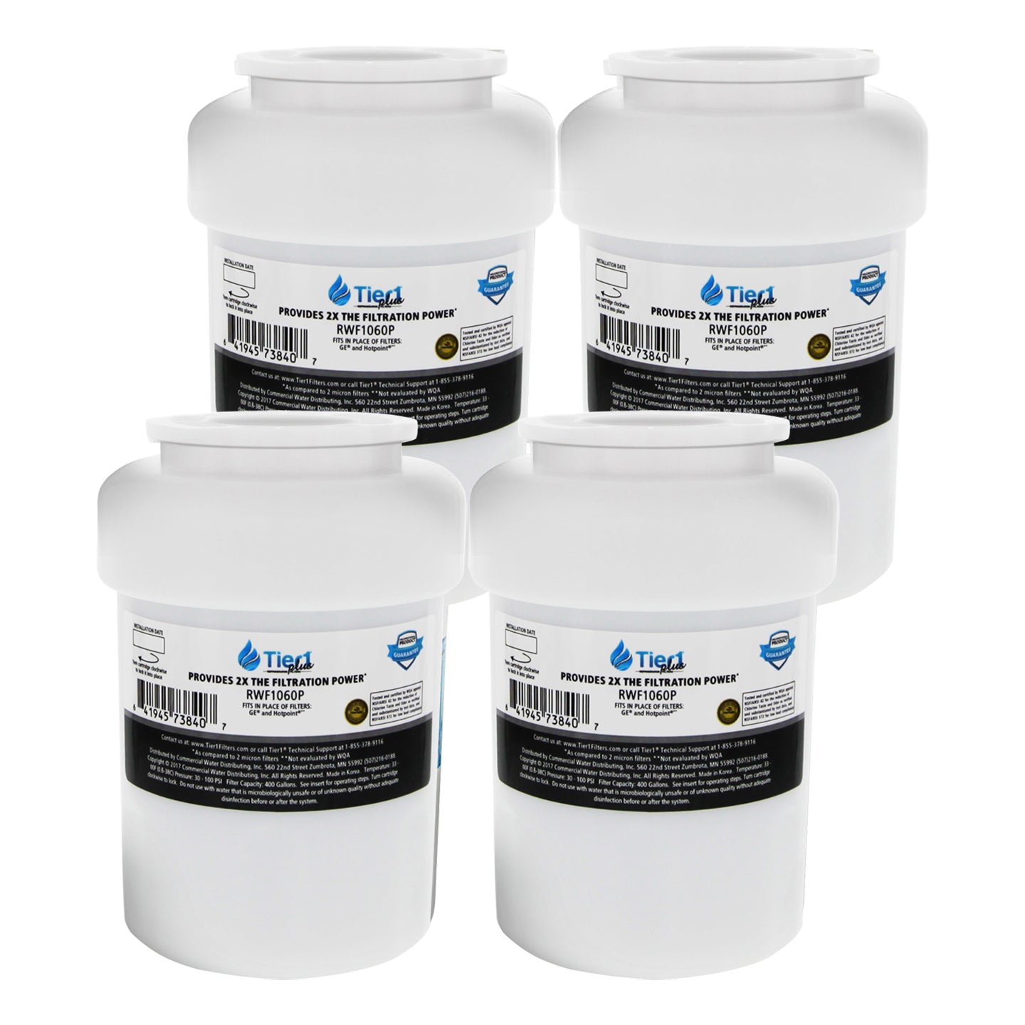 MWFP GE Comparable Lead and Mercury Reducing Refrigerator Water Filter By Tier1 Plus - DiscountFilterStore.com