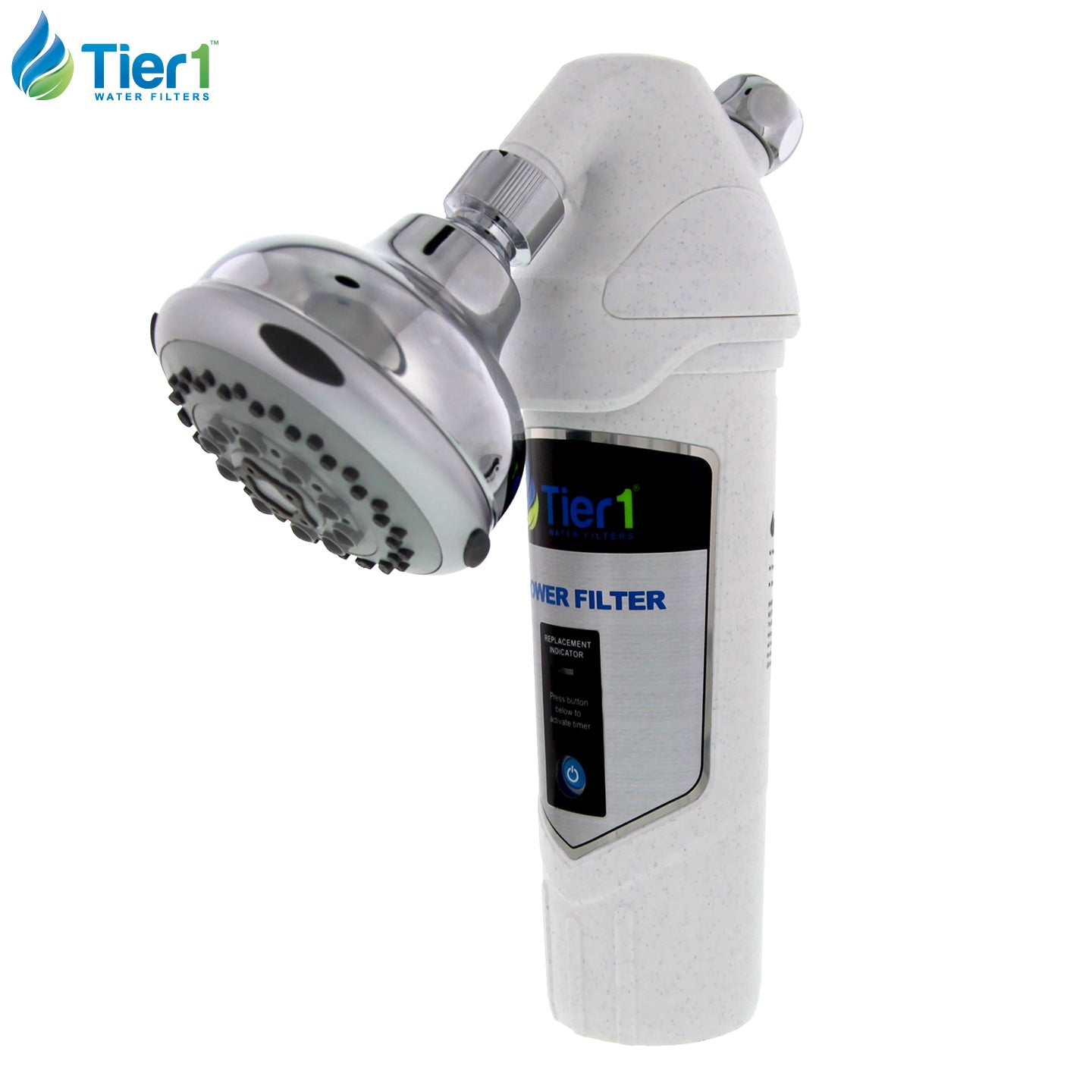SF-7000 Shower Filter System with Chrome Shower Head by Tier1 - DiscountFilterStore.com
