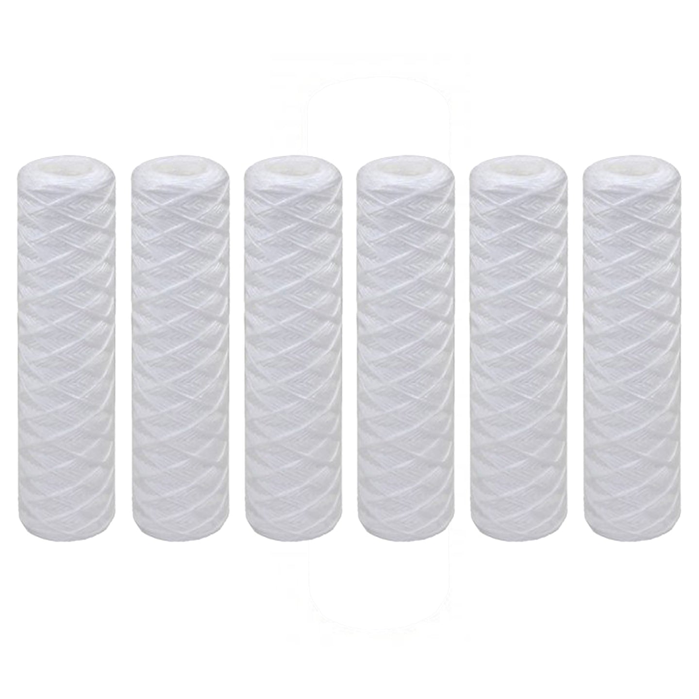 10 inch x 2.5 inch String Wound Sediment Water Filter by Tier1 (20 Micron) - DiscountFilterStore.com