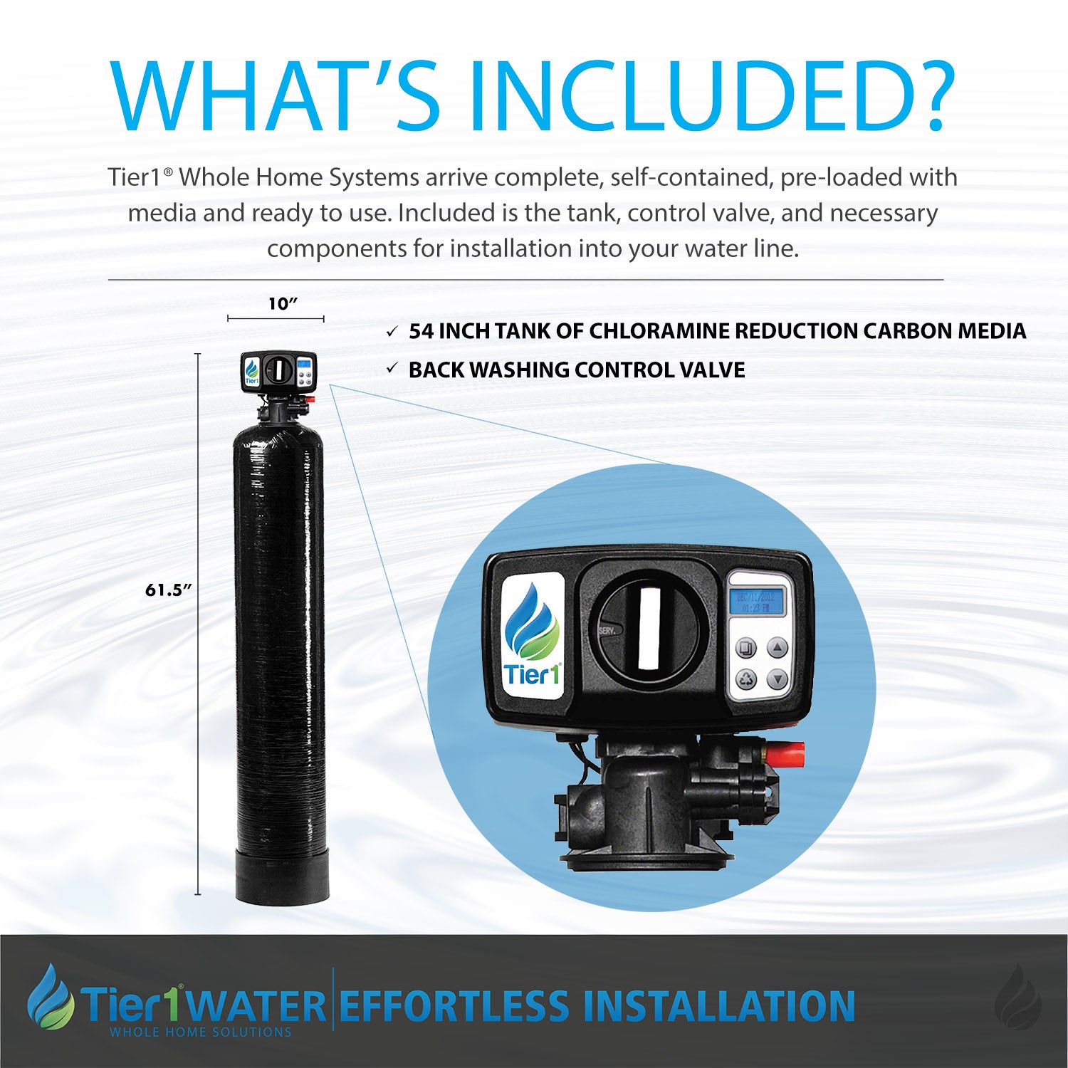 Precision Series Whole House Water Filtration System for Chloramine and Chlorine, Taste & Odor Reduction by Tier1 for 4 - 6 Bathrooms - Whole House Systems - 1257.39 - DiscountFilterStore.com