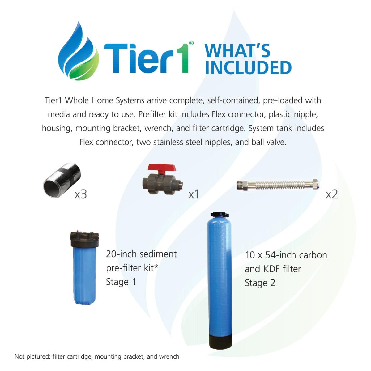 Eco Series Whole House Chlorine Reduction System by Tier1 (1,100,000 Gallon Capacity) - DiscountFilterStore.com