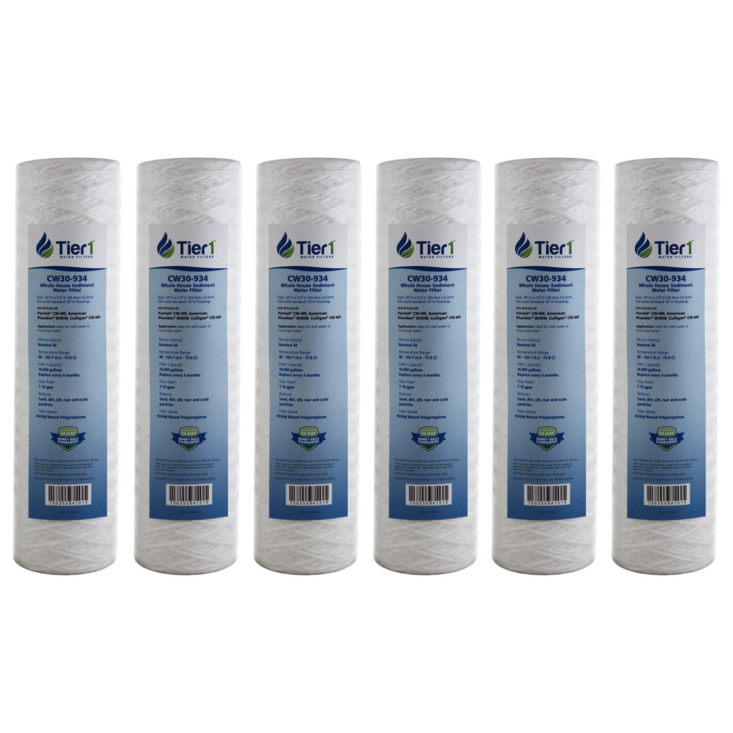 CW-MF Pentek Comparable Whole House Sediment Water Filter by Tier1 - DiscountFilterStore.com