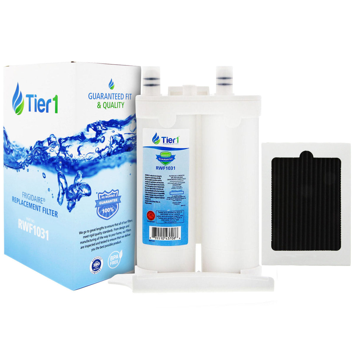 WF2CB Frigidaire and PAULTRA Frigidaire Comparables Refrigerator Water Filter and Air Filter Combo By Tier1 - DiscountFilterStore.com