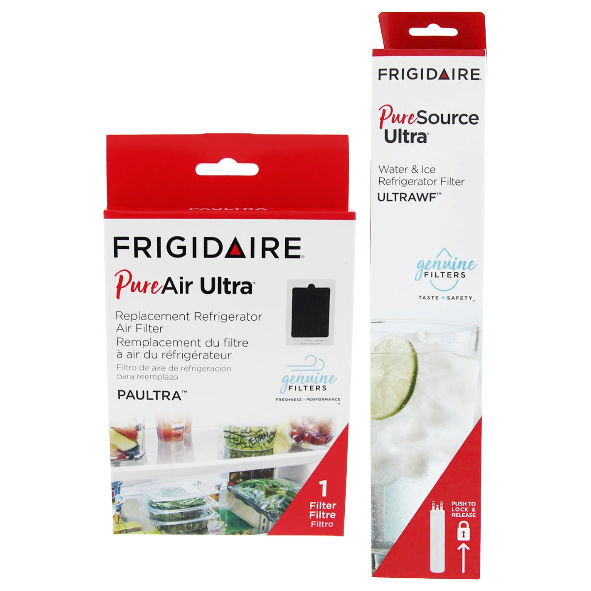 ULTRAWF Frigidaire PureSource Refrigerator Water Filter with PAULTRA Air Filter Combo - DiscountFilterStore.com