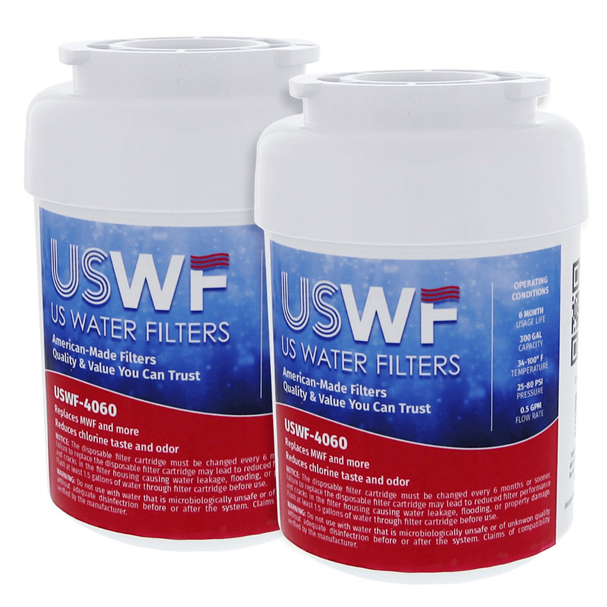 MWF GE SmartWater Refrigerator Water Filter Replacement by USWF - DiscountFilterStore.com