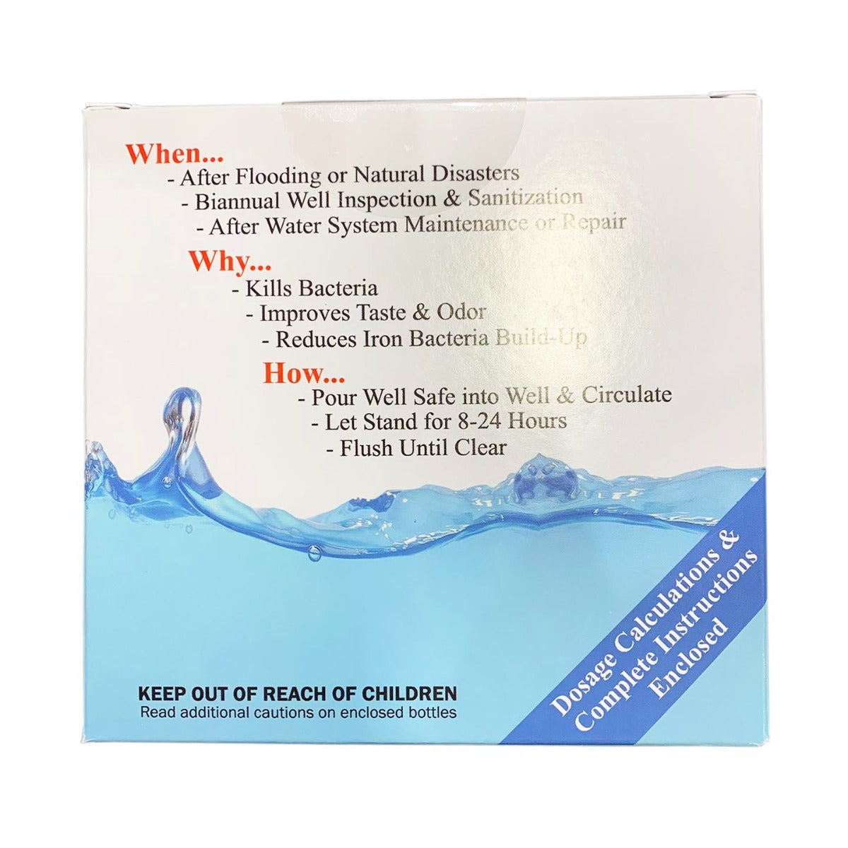 C21000 Well-Safe Well Sanitizer Pack - Parts and Accessories - 30.81 - DiscountFilterStore.com