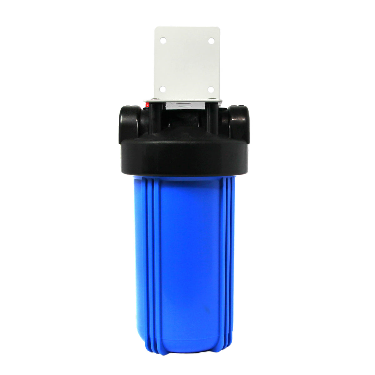 USWF Big Blue 4.5"x10" Heavy Duty Whole House Filter Housing, 1" NPT Inlet/Outlet, Includes Mounting Bracket & Wrench - DiscountFilterStore.com