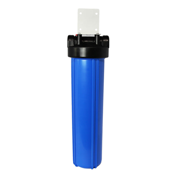 USWF Big Blue 4.5"x20" Heavy Duty Whole House Filter Housing, 3/4" NPT Inlet/Outlet Includes Mounting Bracket & Wrench - Whole House Systems - 56.99 - DiscountFilterStore.com